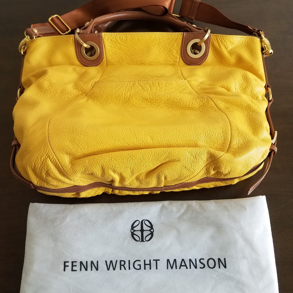 FENN WRIGHT MANSON LEATHER SATCHEL